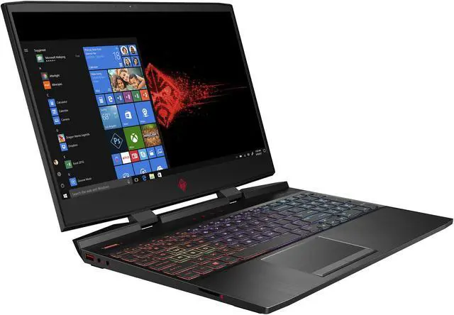 Alt view image 6 of 12 - HP OMEN - 15.6" GeForce GTX 1660 Ti - Intel Core i7-9750H  - 8GB Memory - 256 GB SSD - Windows 10 Home 64-bit - Gaming Laptop - 60 Hz IPS (15-dc1020nr )