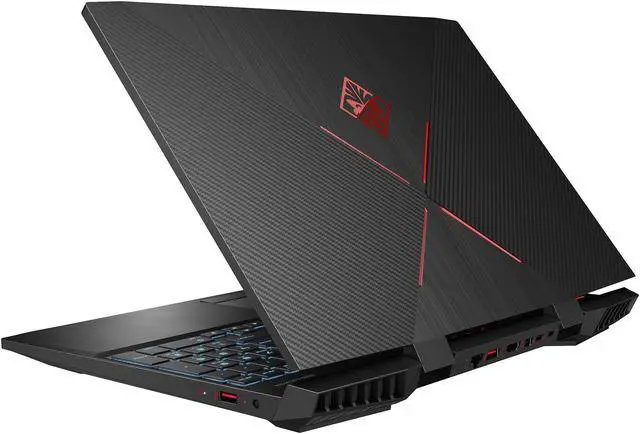 Alt view image 8 of 12 - HP OMEN - 15.6" GeForce GTX 1660 Ti - Intel Core i7-9750H  - 8GB Memory - 256 GB SSD - Windows 10 Home 64-bit - Gaming Laptop - 60 Hz IPS (15-dc1020nr )