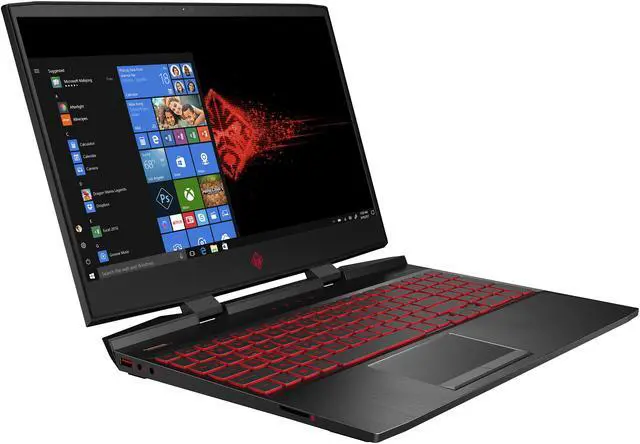 Alt view image 5 of 12 - HP OMEN - 15.6" GeForce GTX 1660 Ti - Intel Core i7-9750H  - 8GB Memory - 256 GB SSD - Windows 10 Home 64-bit - Gaming Laptop - 60 Hz IPS (15-dc1020nr )
