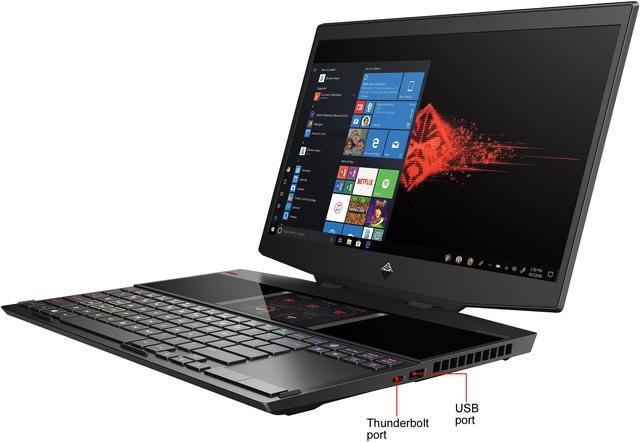 Alt view image 6 of 7 - HP Omen 15-dg0010nr 15.6" 144 Hz IPS Intel Core i7 9th Gen 9750H (2.60 GHz) NVIDIA GeForce RTX 2070 16 GB Memory 512 GB SSD Gaming Laptop