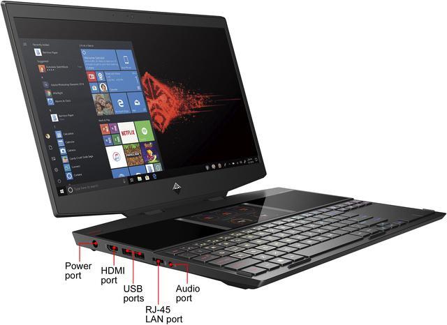 Alt view image 7 of 7 - HP Omen 15-dg0010nr 15.6" 144 Hz IPS Intel Core i7 9th Gen 9750H (2.60 GHz) NVIDIA GeForce RTX 2070 16 GB Memory 512 GB SSD Gaming Laptop
