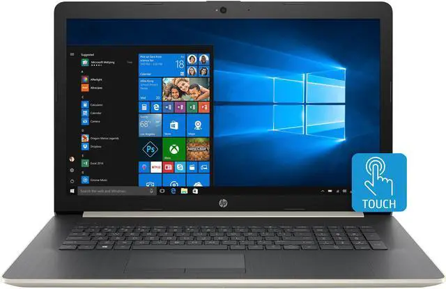 Alt view image 2 of 6 - HP Laptop AMD Ryzen 3 2300U 8GB Memory 1TB HDD AMD Radeon Vega 6 17.3" Touch Screen Windows 10 Home 64-bit 17-ca0013ds