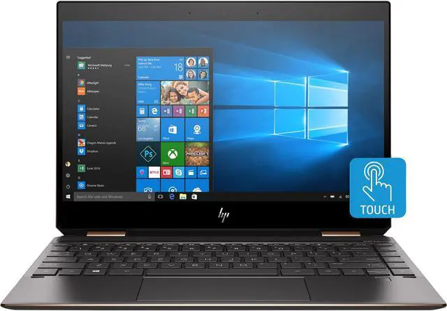 Main image of HP Spectre x360 Intel Core i7-8565U 16GB Memory 512 GB SSD Intel UHD Graphics 620 13.3" Touch Screen 1920 x 1080 Convertible 2-in-1 Laptop Windows 10 Home 64-bit 13-ap0038nr
