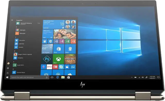 Alt view image 2 of 4 - HP Spectre x360 Intel Core i7-8565U 16GB Memory 256 GB SSD NVIDIA GeForce MX150 15.6" Touch Screen 3840 x 2160 Convertible 2-in-1 Laptop Windows 10 Home 64-bit 15-df0068nr