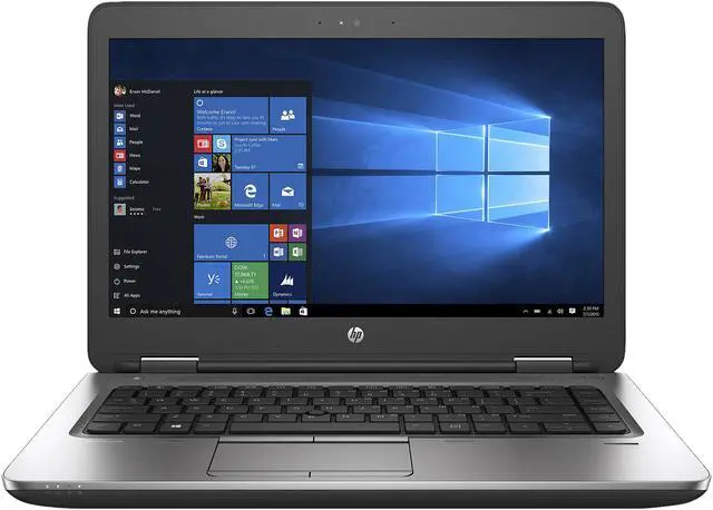Alt view image 2 of 4 - HP Grade A Laptop ProBook Intel Core i5-6300U 8GB Memory 256 GB SSD Intel HD Graphics 520 14.0" Non-Touch Screen Windows 10 Home 64-bit 640 G2