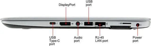 Alt view image 7 of 7 - HP Grade A Laptop i7-7600U (2.4GHz) 16GB Memory 512 SSD 14 Non-Touch Screen Windows 10 Pro 840 G4
