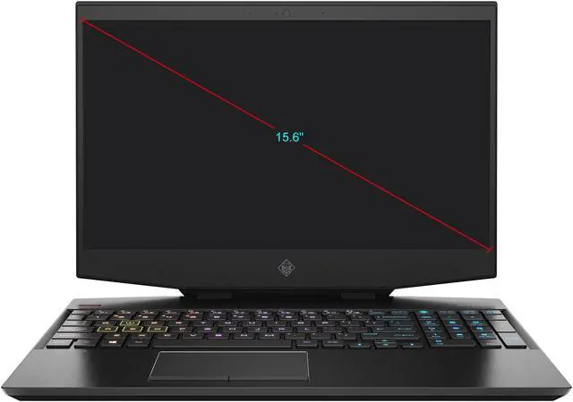 Alt view image 4 of 7 - HP OMEN 15 (2020) - 15.6" FHD - Intel Core i7-10750H - GeForce RTX 2060 - 16 GB DDR4 - 512 GB SSD - Gaming Laptop (15-dh1050nr)