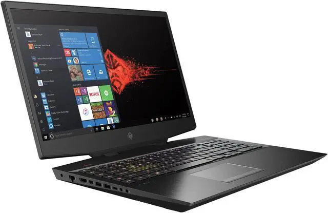 Alt view image 5 of 7 - HP OMEN 17 (2020) - 17.3" FHD - Intel Core i7-10750H - GeForce RTX 2070 - 16 GB DDR4 - 512 GB SSD - Gaming Laptop (17-cb1080nr)