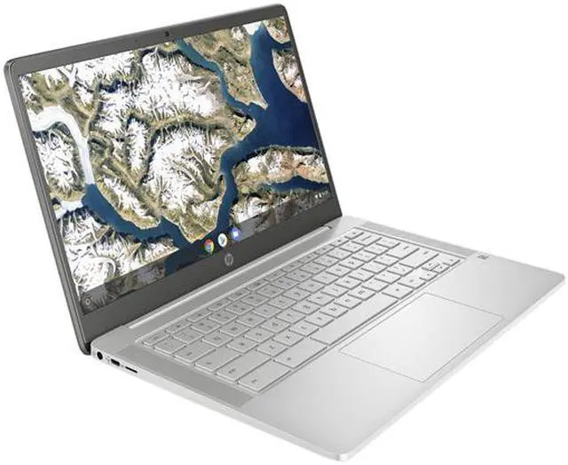 Alt view image 3 of 5 - HP 14a-na0020ca Chromebook Intel Pentium Silver N5000 (1.10 GHz) 4 GB Memory 64 GB eMMC SSD 14.0" Chrome OS