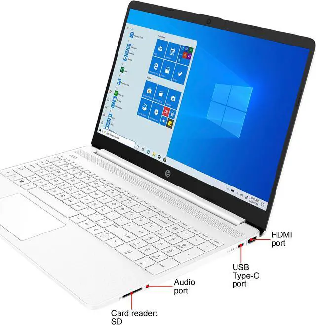 Alt view image 2 of 7 - HP Laptop AMD Athlon Gold 3150U 4GB Memory 256 GB SSD AMD Radeon Graphics 15.6" Non-Touch Screen Windows 10 Home 64-bit 15-ef1074nr