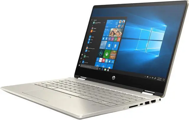 Main image of HP Pavilion x360 Intel Core i5-1035G1 8GB Memory 256 GB PCIe SSD Intel UHD Graphics 14.0" Touch Screen 1920 x 1080 Convertible 2-in-1 Laptop Windows 10 Home 64-bit 14-dh2077nr