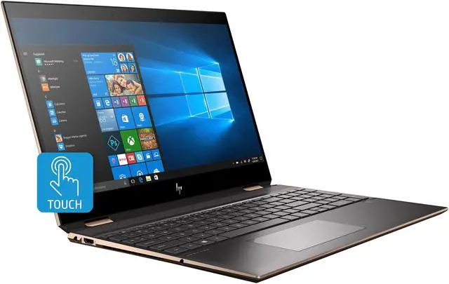 Alt view image 4 of 9 - HP Spectre x360 15-df0033dx Intel Core i7 8th Gen 8565U (1.80 GHz) 16 GB Memory 512 GB SSD 32 GB Optane Memory NVIDIA GeForce MX150 15.6" Touchscreen 3840 x 2160 Convertible 2-in-1 Laptop Windows 10 Home 64-bit
