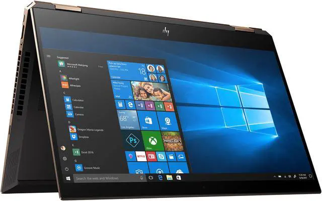 Alt view image 7 of 9 - HP Spectre x360 15-df0033dx Intel Core i7 8th Gen 8565U (1.80 GHz) 16 GB Memory 512 GB SSD 32 GB Optane Memory NVIDIA GeForce MX150 15.6" Touchscreen 3840 x 2160 Convertible 2-in-1 Laptop Windows 10 Home 64-bit