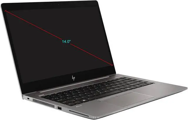 Alt view image 2 of 2 - HP Laptop ZBook 14u G6 Intel Core i5-8265U 8GB Memory 256 GB PCIe SSD Intel UHD Graphics 620 14.0" Windows 10 Pro 7ZC47UT#ABL