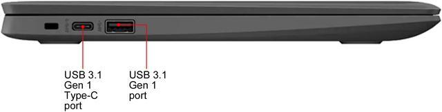 Alt view image 8 of 10 - HP Chromebook 11 G8 EE 1A762UT#ABA Chromebook Intel Celeron N4020 (1.10 GHz) 4 GB Memory 32 GB eMMC 11.6" Chrome OS