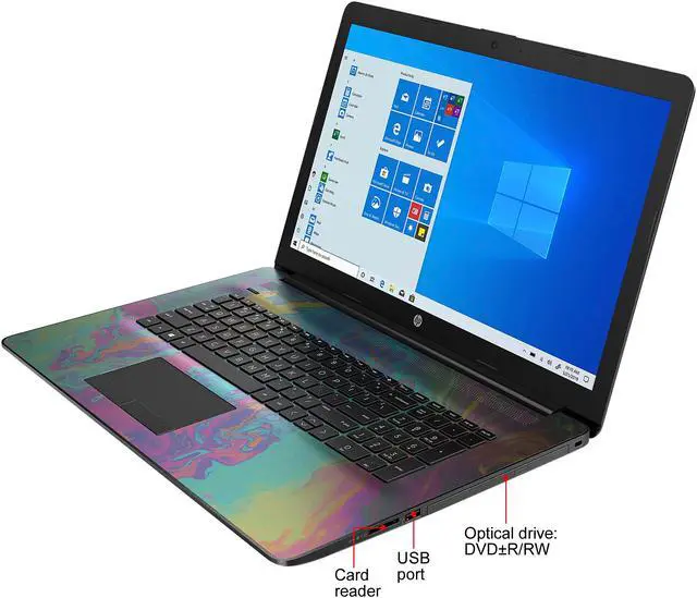Alt view image 4 of 6 - HP Laptop AMD Ryzen 5 3500U 12GB Memory 1TB HDD AMD Radeon Vega 8 17.3" Touch Screen Windows 10 Home 64-bit 17-CA1022
