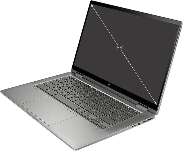 Alt view image 2 of 2 - HP Chromebook x360 Chromebook Intel Core i3-10110U 4GB Memory 64 GB eMMC SSD 14.0" Touch Screen Chrome OS 14c-ca0020ca