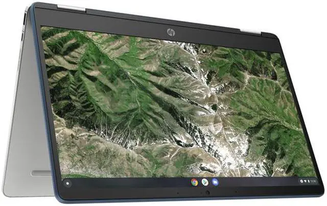Alt view image 3 of 4 - HP Chromebook x360 14a-ca0030nr Intel Celeron N4020 (1.10 GHz) 4 GB LPDDR4 Memory 32 GB eMMC 14.0" Touchscreen Chrome OS
