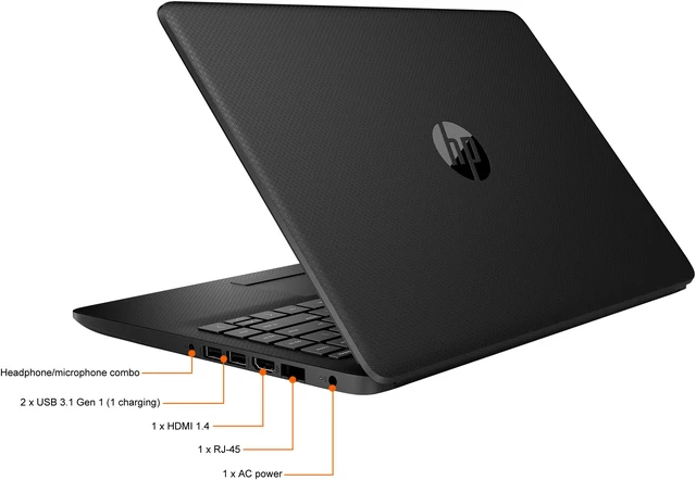 Alt view image 5 of 5 - HP 14.0" AMD Ryzen 3 3250U 8GB Memory DDR4 2400 Windows 10 in S mode 14-dk1031dx