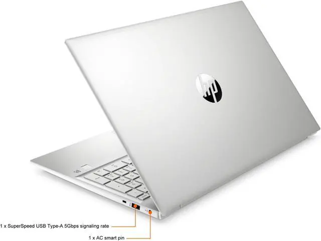 Alt view image 8 of 9 - HP Laptop Pavilion Intel Core i7-1165G7 16GB Memory 1 TB PCIe SSD NVIDIA GeForce MX450 15.6" Touch Screen Windows 10 Pro 64-bit 15-eg0025cl