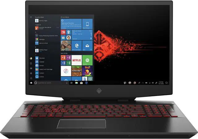 Main image of HP OMEN - 17.3" GeForce RTX 2060 - Intel Core i7-10750H  - 16GB Memory - 512 GB PCIe SSD - Windows 10 Home 64-bit - Gaming Laptop - 144 Hz IPS (17-cb1097nr )