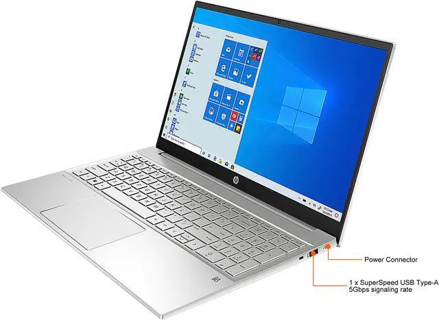 Alt view image 5 of 8 - HP Laptop Pavilion AMD Ryzen 5 5500U 8GB Memory 512 GB PCIe SSD AMD Radeon Graphics 15.6" Touch Screen Windows 10 Home 64-bit 15-eh1010nr