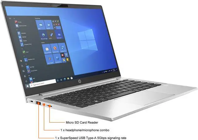 Alt view image 6 of 7 - HP Laptop ProBook Intel Core i5-1135G7 8GB Memory 256 GB PCIe SSD Intel Iris Xe Graphics 13.3" Windows 10 Pro 64-bit 430 G8