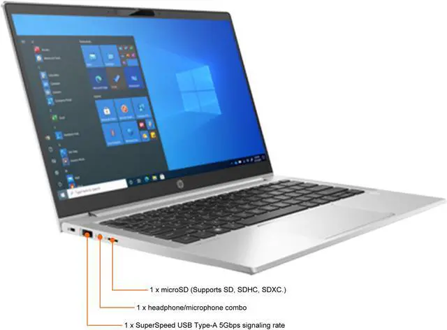 Alt view image 4 of 6 - HP Laptop ProBook Intel Core i5-1135G7 8GB Memory 256 GB PCIe SSD Intel Iris Xe Graphics 13.3" Windows 10 Pro 64-bit 430 G8