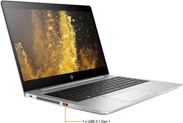 Alt view image 6 of 6 - HP Grade A Laptop EliteBook Intel Core i5-8365U 16GB Memory 512 GB PCIe SSD Intel UHD Graphics 14.0" Non-Touch Screen Windows 10 Pro 64-bit 840 G6