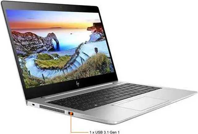Alt view image 2 of 6 - HP Grade A Laptop EliteBook Intel Core i7-8650U 16GB Memory 512 GB PCIe SSD Intel UHD Graphics 620 14.0" Non-Touch Screen Windows 11 Pro 64-bit 840 G5