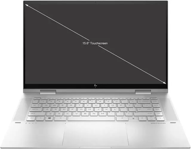Alt view image 2 of 5 - HP ENVY x360 Intel Core i5-1135G7 8GB Memory 256 GB PCIe SSD Intel Iris Xe Graphics 15.6" Touch Screen 1920 x 1080 Convertible 2-in-1 Laptop Windows 10 Home 64-bit 15m-es0013dx