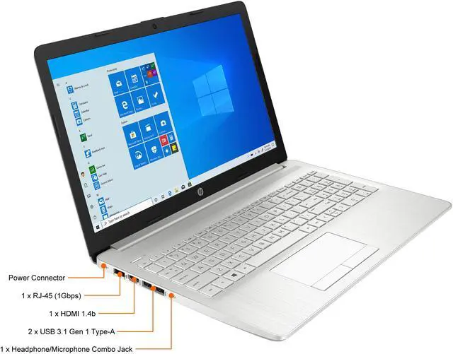 Alt view image 5 of 7 - HP Laptop BD-17-BY2016DSH1 Intel Celeron N4020 (1.10 GHz) 8 GB Memory 128 GB SSD Intel UHD Graphics 600 17.3" Windows 10 Home 64-bit - Bundled with PC Lifestyle Software & Services 8