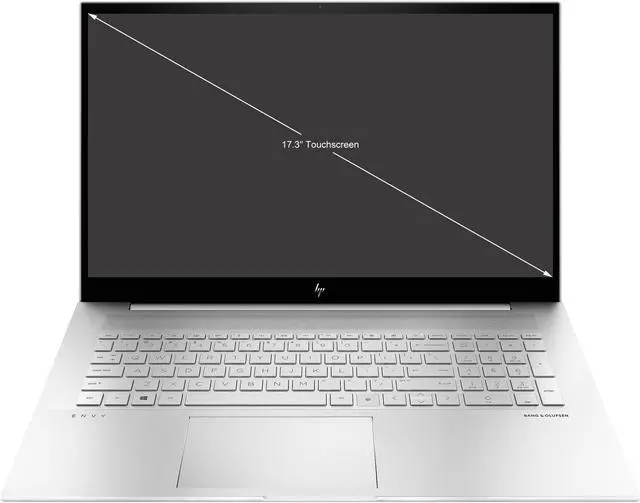 Alt view image 2 of 8 - HP Laptop ENVY Intel Core i7-1165G7 16GB Memory 1 TB PCIe SSD Intel Iris Xe Graphics 17.3" Touch Screen Windows 10 Home 64-bit 17-ch0003ca