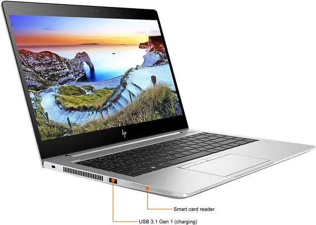 Alt view image 4 of 6 - HP Grade A Laptop EliteBook Intel Core i7-8550U 32GB Memory 1 TB M.2 NVMe SSD Intel UHD Graphics 620 14.0" Non-Touch Screen Windows 11 Pro 64-bit 840 G5