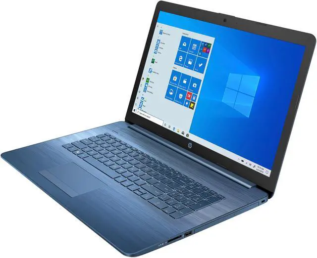 Alt view image 3 of 8 - HP Laptop Intel Core i5-1135G7 8GB Memory 256 GB PCIe SSD Intel Iris Xe Graphics 17.3" Non-Touch Screen Windows 10 Home 64-bit 17-by4002ds