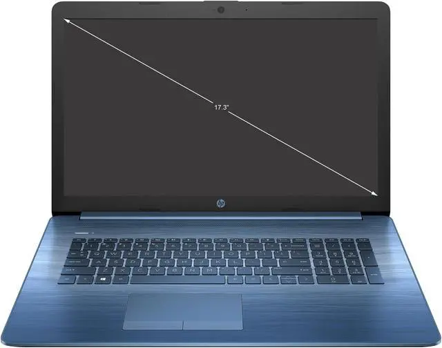 Alt view image 2 of 8 - HP Laptop Intel Core i5-1135G7 8GB Memory 256 GB PCIe SSD Intel Iris Xe Graphics 17.3" Non-Touch Screen Windows 10 Home 64-bit 17-by4002ds