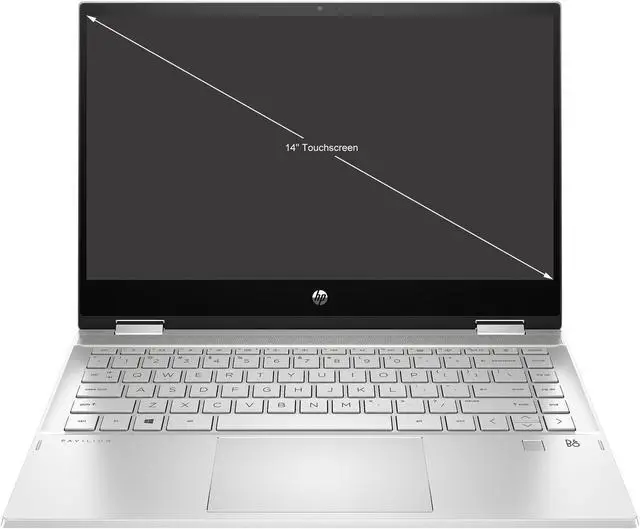 Alt view image 4 of 9 - HP Pavilion x360 Intel Core i5-1135G7 16GB Memory 512 GB PCIe SSD Intel Iris Xe Graphics 14.0" Touch Screen 1920 x 1080 Convertible 2-in-1 Laptop Windows 11 Home 64-bit 14-dw1095cl