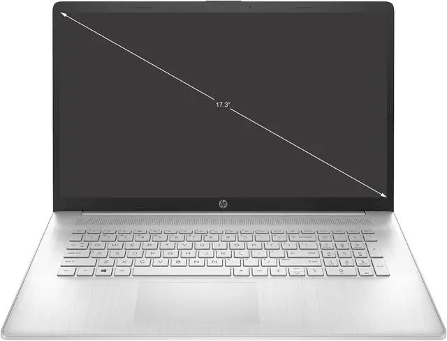 Alt view image 2 of 12 - HP Laptop Intel Core i5-1135G7 8GB Memory 512 GB PCIe SSD Intel Iris Xe Graphics 17.3" Non-Touch Screen Windows 10 Home 64-bit 17-cn0175st