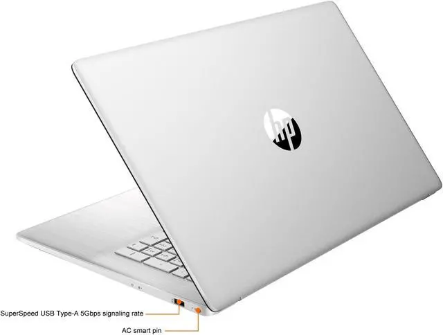 Alt view image 10 of 12 - HP Laptop Intel Core i5-1135G7 8GB Memory 512 GB PCIe SSD Intel Iris Xe Graphics 17.3" Non-Touch Screen Windows 10 Home 64-bit 17-cn0175st