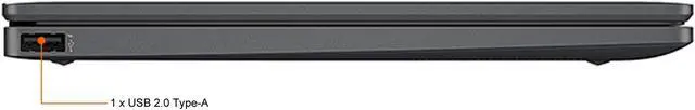 Alt view image 9 of 11 - HP Chromebook MT8183 (2.00GHz) 4GB Memory 64 GB eMMC SSD 11.6 Non-Touch Screen Chrome OS 11a-na0070nr