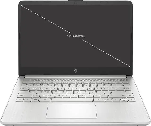Alt view image 2 of 8 - HP Laptop AMD 3020e 4GB Memory 64 GB eMMC SSD AMD Radeon Graphics 14.0" Touch Screen Windows 10 in S mode 14-fq0032od