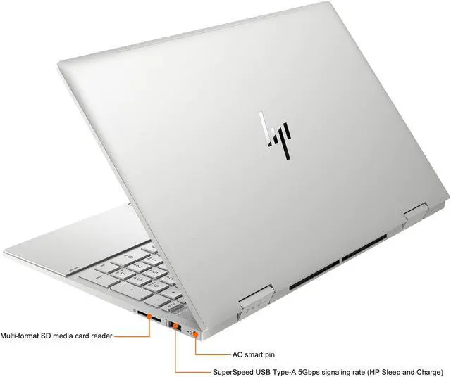 Alt view image 8 of 8 - HP ENVY x360 Intel Core i7-1165G7 16GB Memory 1 TB PCIe SSD Intel Iris Xe Graphics 15.6" Touch Screen 1920 x 1080 Convertible 2-in-1 Laptop Windows 11 Home 64-bit 15-ed1085cl