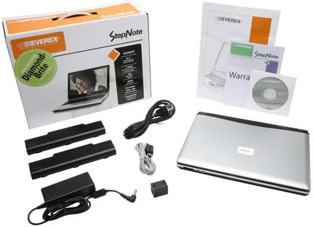 Alt view image 14 of 14 - EVEREX Laptop Intel Pentium T2080 1GB Memory 100GB HDD Intel GMA 950 12.1" Windows Vista Home Premium SA2053T