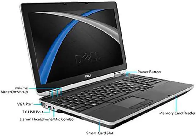 Alt view image 2 of 4 - DELL Laptop Latitude Intel Core i5-3230M 8GB Memory 500GB HDD Intel HD Graphics 4000 15.6" Non-Touch Screen Windows 10 Pro 64-Bit E6530