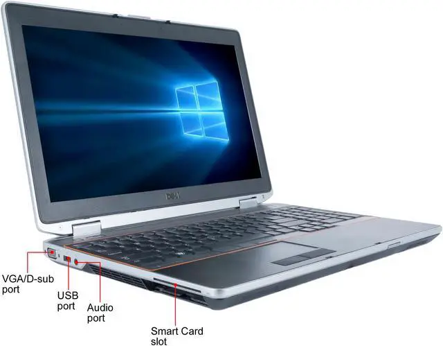 Alt view image 4 of 8 - Refurbished Dell Latitude E6520 15.6" Intel Core i5-2520M 2.5GHz 8GB DDR3 120GB SSD DVD Windows 10 Professional 64 Bits 1 Year Warranty