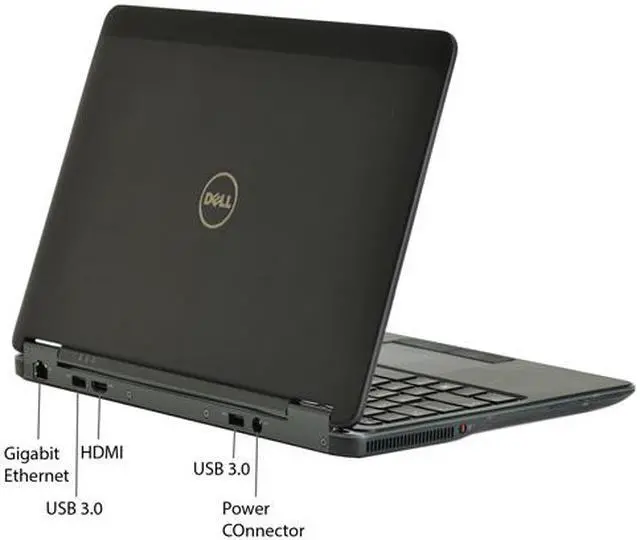 Alt view image 2 of 4 - DELL Grade A Laptop E7240 Intel Core i7 4th Gen 4600U (2.10 GHz) 8 GB Memory 256 GB SSD 12.5" Windows 10 Pro 64-Bit