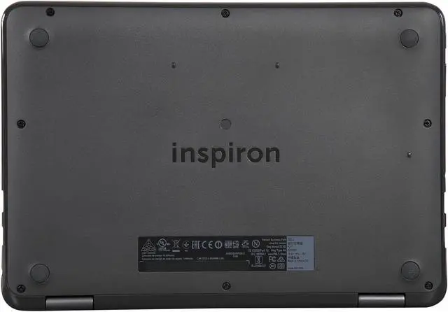 Alt view image 8 of 9 - DELL Inspiron Intel Pentium N3710 4GB Memory 500GB HDD Intel HD Graphics 11.6" Touch Screen 1366 x 768 Convertible 2-in-1 Laptop Windows 10 Home 64-Bit i3168-3272GRY
