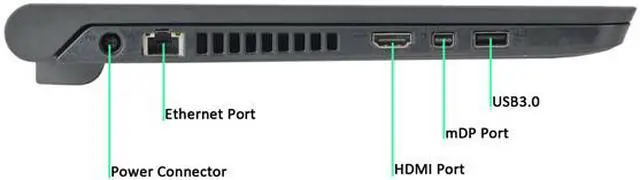 Alt view image 3 of 4 - DELL Grade A Laptop (DELL Grade A Factory Refurbished) Latitude 3340 Intel Core i5 4th Gen 4200U (1.60 GHz) 4 GB Memory 500 GB HDD Intel HD Graphics 4400 13.3" Windows 10 Pro 64-Bit