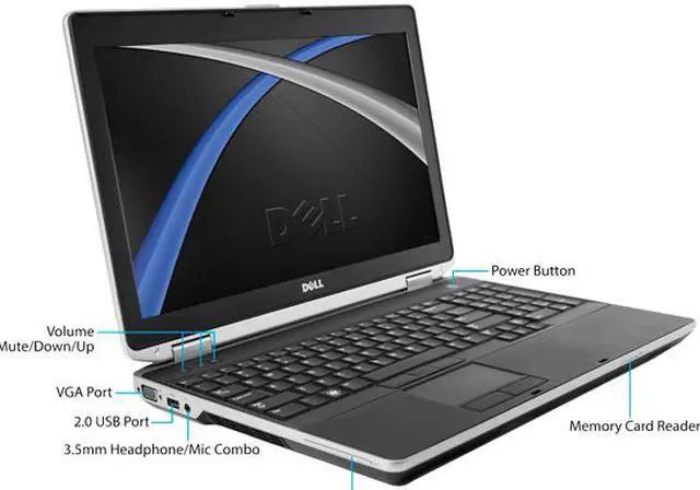 Alt view image 2 of 3 - DELL Grade A  Laptop Latitude E6530 Intel Core i7 3rd Gen 3720QM (2.60 GHz) 16 GB Memory 256 GB SSD 15.6" Windows 10 Pro 64-Bit