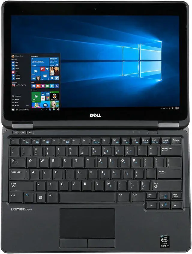 Alt view image 6 of 8 - DELL Latitude Intel Core i7-4600U 4GB Memory 128 GB SSD Intel HD Graphics 4400 12.5" Touch Screen 1920 x 1080 Convertible A Grade Dell Recertified Ultrabook Windows 8.1 Pro 64-Bit E7240